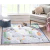 Well Woven Construction Vehicles Playmat Apollo Kids Collection Grey Multi Area Rug