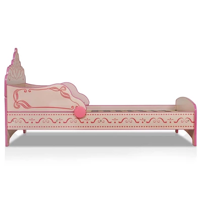 Twin Nemma Princess Crown Twin Bed Pink - Homes: Inside + Out - Image 6
