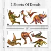 T-Rex And Friends Wall Decor - Decalcomania