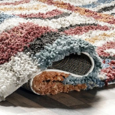 NuLOOM Henley ZigZag Kids Shag Area Rug - Image 3
