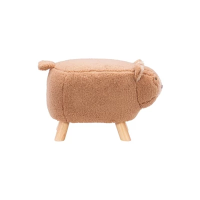 Theodore Teddy Bear Stool Light Brown - Powell - Image 3