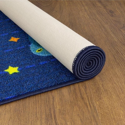 KC CUBS Boy & Girl Kids Outer Space Solar System Planets Educational Learning & Game Play Area Nursery Bedroom Classroom Rug Carpet - Image 9