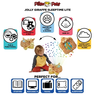 Jolly Giraffe SleeptimeLite Night Light - Pillow Pets - Image 6