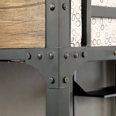 Twin Navii Industrial Loft Bed Black - HOMES: Inside + Out - Image 4