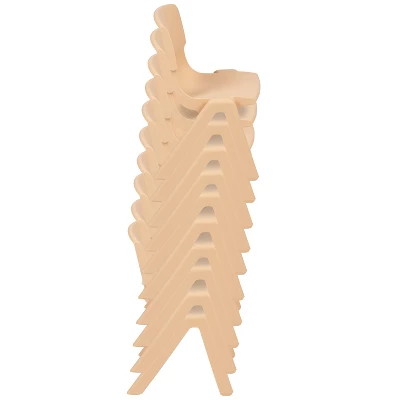 Flash Furniture 2 Pack Plastic Stackable School Chair With 13.25" Seat Height - Image 5