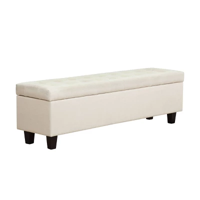 Ben Tufted Storage Ottoman - Abbyson Living - Image 9