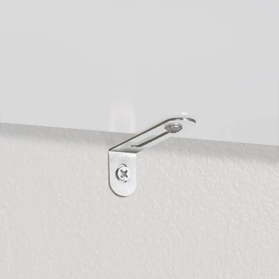 Kids' Desk With Ladder Shelf Storage And 2 Bonus Magnetic Art Display Bars White - RiverRidge Home - Image 3