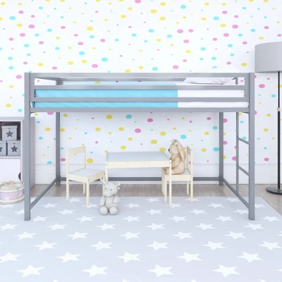 Max Metal Junior Loft Bed Silver - Room & Joy - Image 2