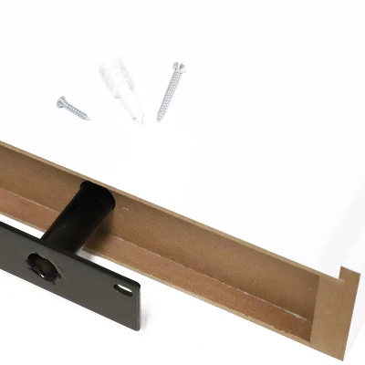 24" Floating Shelf With Lip For Kids' Room White - InPlace - Image 5