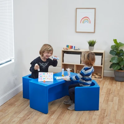 ECR4Kids Tri-Me Table & Chairs, Chair Set - Image 4
